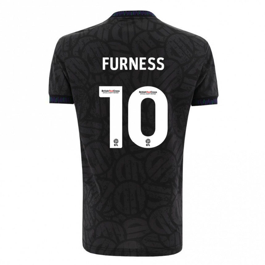 Niño Fútbol Camiseta Rachel Furness #10 Negro 2ª Equipación 2023/24