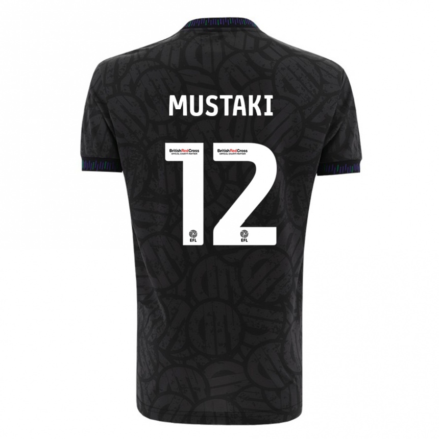 Niño Fútbol Camiseta Chloe Mustaki #12 Negro 2ª Equipación 2023/24