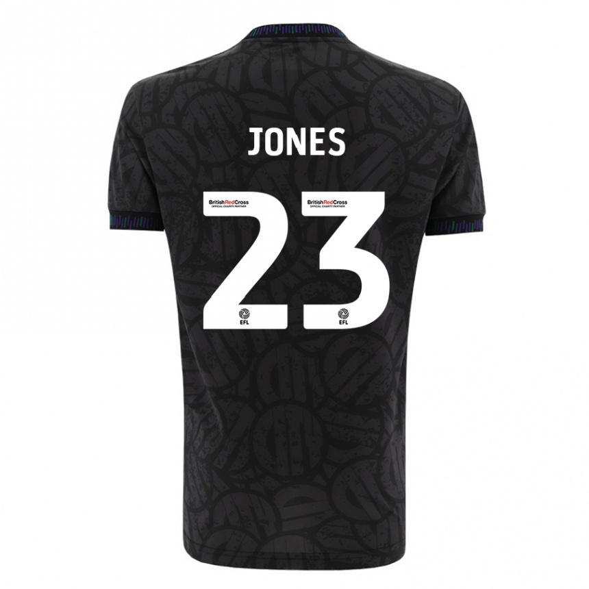 Niño Fútbol Camiseta Carrie Jones #23 Negro 2ª Equipación 2023/24