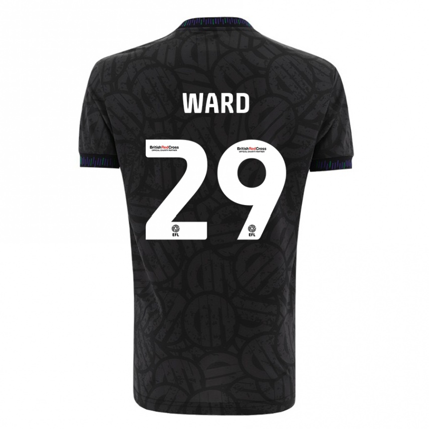 Niño Fútbol Camiseta Mari Ward #29 Negro 2ª Equipación 2023/24