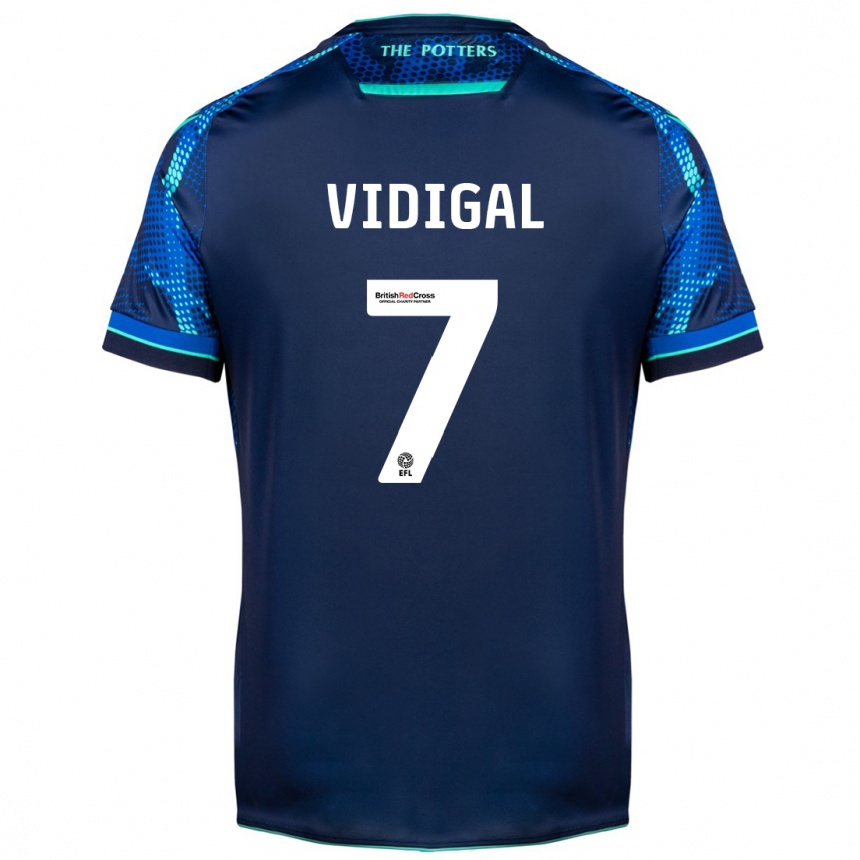 Niño Fútbol Camiseta André Vidigal #7 Armada 2ª Equipación 2023/24