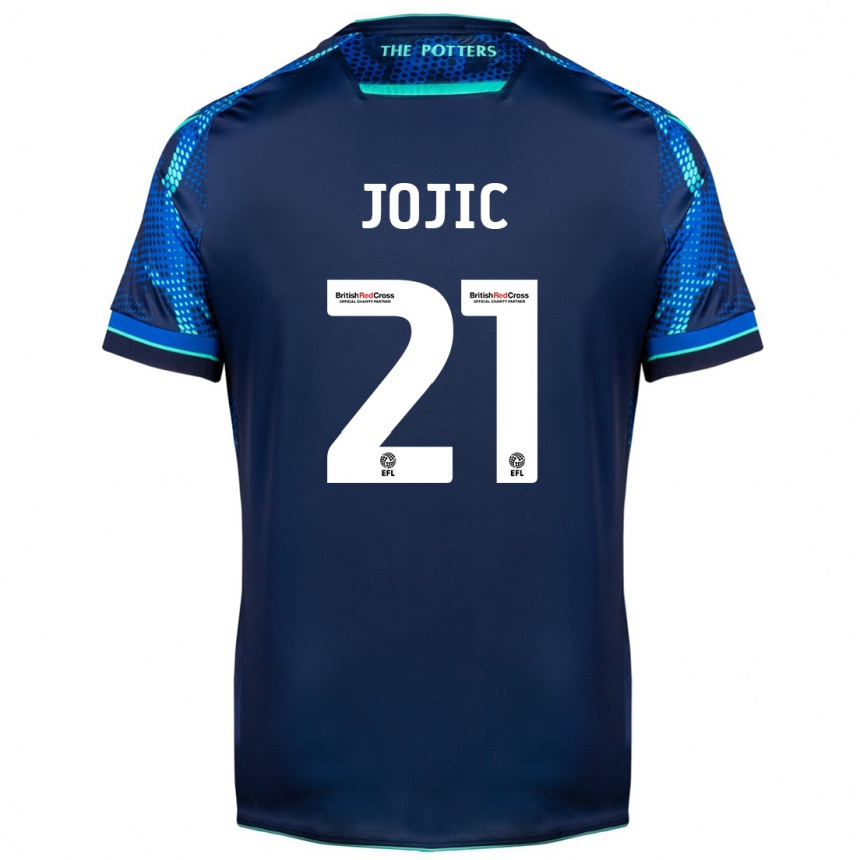 Niño Fútbol Camiseta Nikola Jojic #21 Armada 2ª Equipación 2023/24