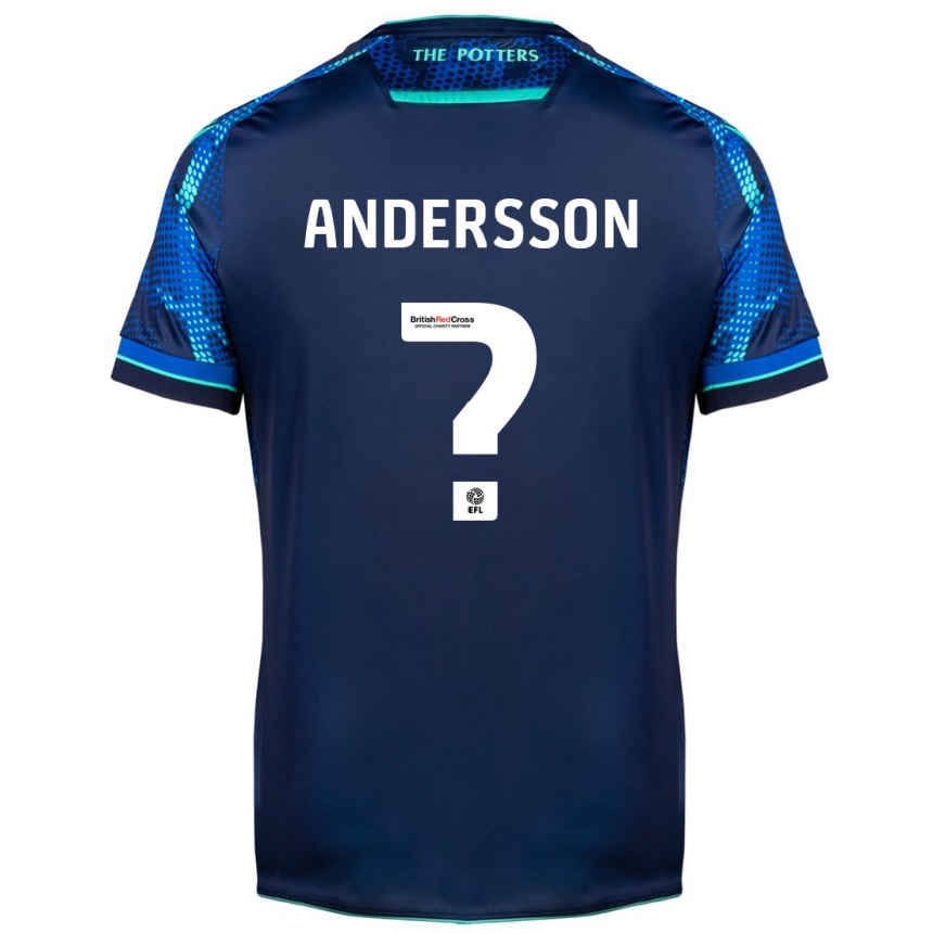 Niño Fútbol Camiseta Edwin Andersson #0 Armada 2ª Equipación 2023/24