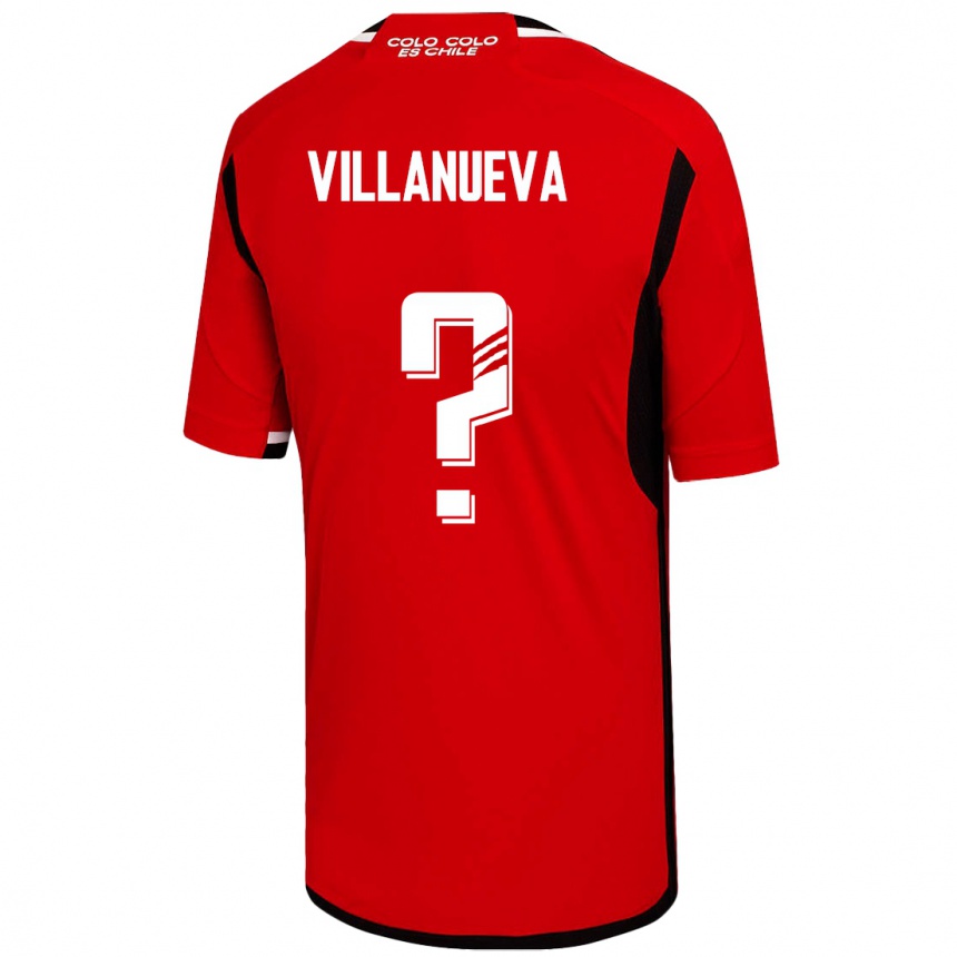 Niño Fútbol Camiseta Eduardo Villanueva #0 Rojo 2ª Equipación 2023/24