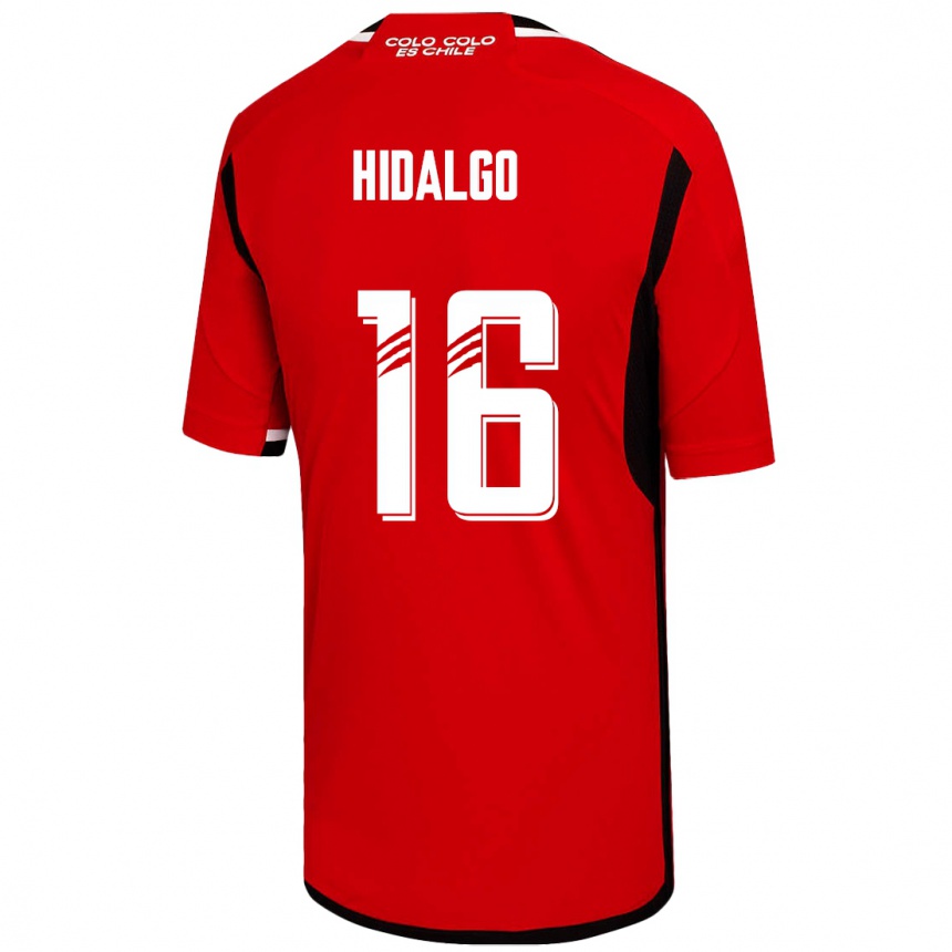 Niño Fútbol Camiseta Fernanda Hidalgo #16 Rojo 2ª Equipación 2023/24
