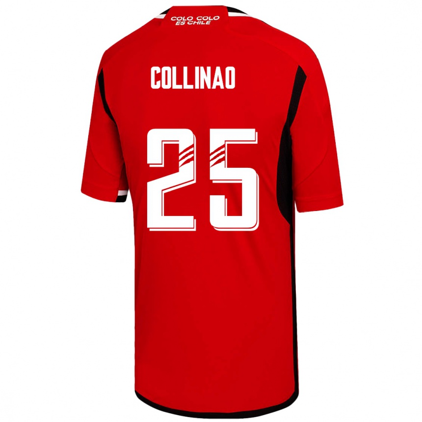 Niño Fútbol Camiseta Margarita Collinao #25 Rojo 2ª Equipación 2023/24
