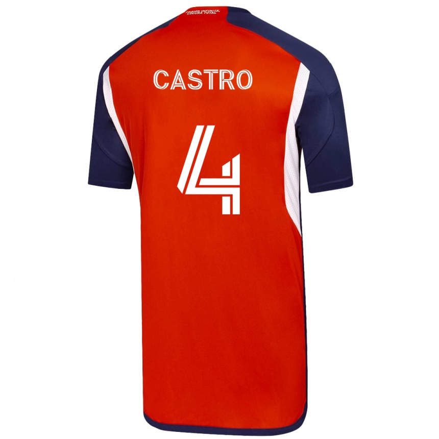 Niño Fútbol Camiseta José Ignacio Castro #4 Blanco 2ª Equipación 2023/24
