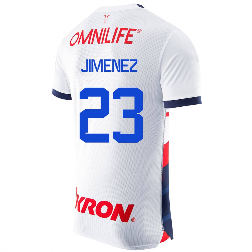 Niño Fútbol Camiseta Miguel Jiménez #23 Blanco 2ª Equipación 2023/24
