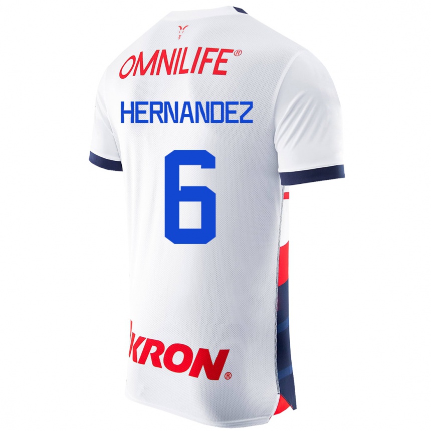 Niño Fútbol Camiseta Ana Camila Hernández #6 Blanco 2ª Equipación 2023/24