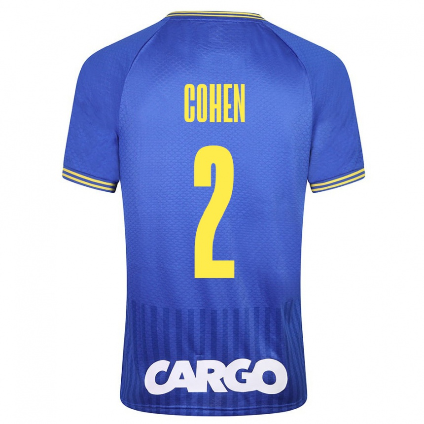 Niño Fútbol Camiseta Avishay Cohen #2 Azul 2ª Equipación 2023/24