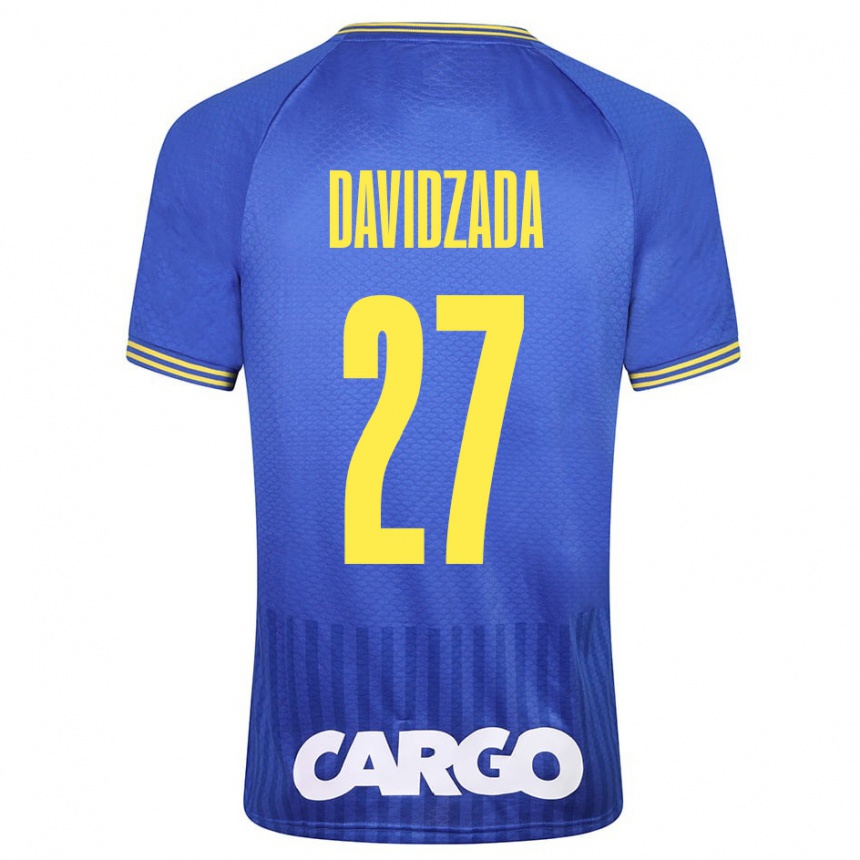 Niño Fútbol Camiseta Ofir Davidzada #27 Azul 2ª Equipación 2023/24