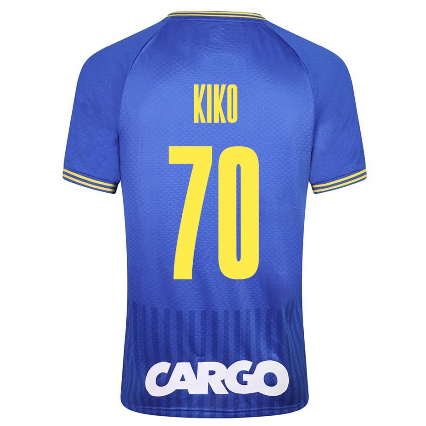 Niño Fútbol Camiseta Kiko Bondoso #70 Azul 2ª Equipación 2023/24