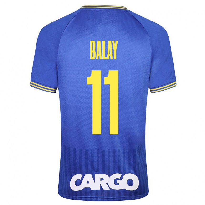 Niño Fútbol Camiseta Yehuda Balay #11 Azul 2ª Equipación 2023/24