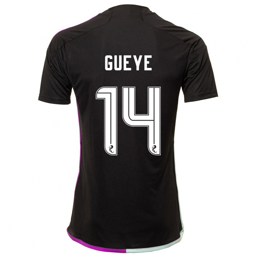 Niño Fútbol Camiseta Pape Habib Gueye #14 Negro 2ª Equipación 2023/24