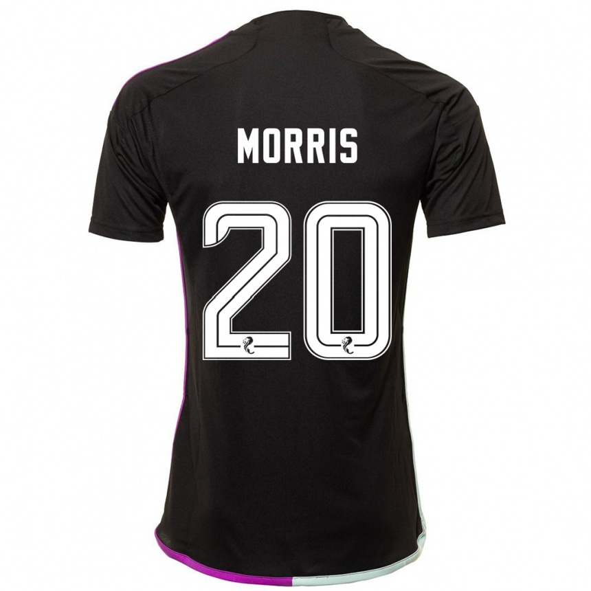 Niño Fútbol Camiseta Shayden Morris #20 Negro 2ª Equipación 2023/24