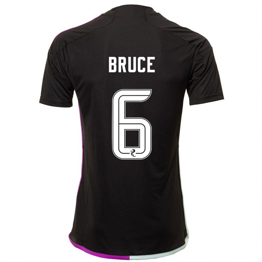 Niño Fútbol Camiseta Natasha Bruce #6 Negro 2ª Equipación 2023/24