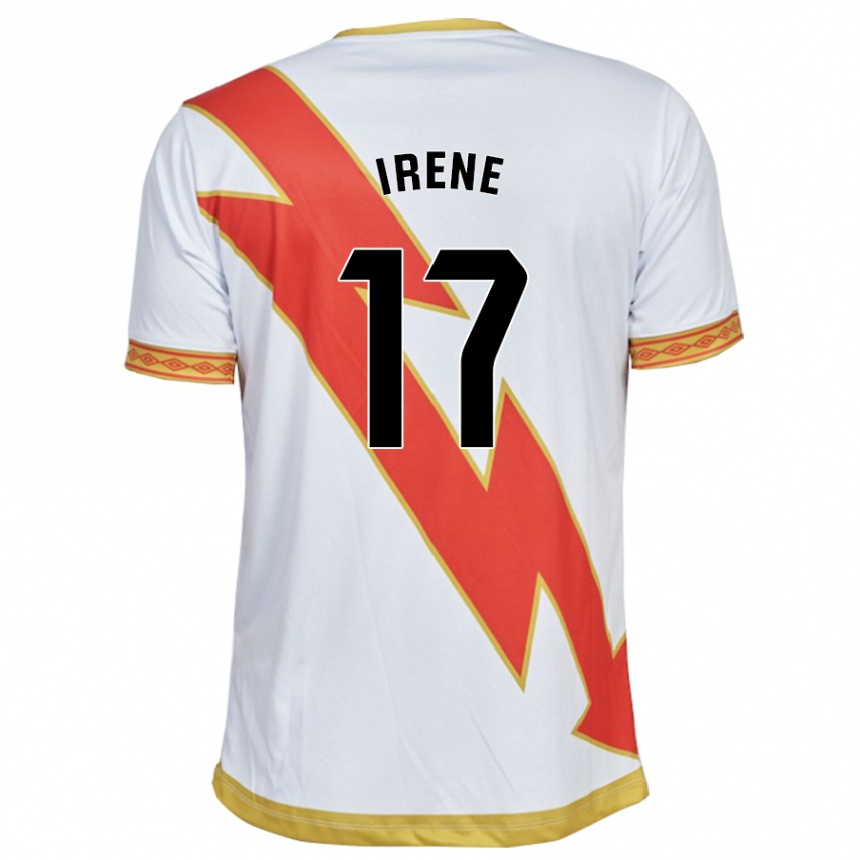 Hombre Fútbol Camiseta Irene Rodríguez Basilio #17 Blanco 1ª Equipación 2023/24