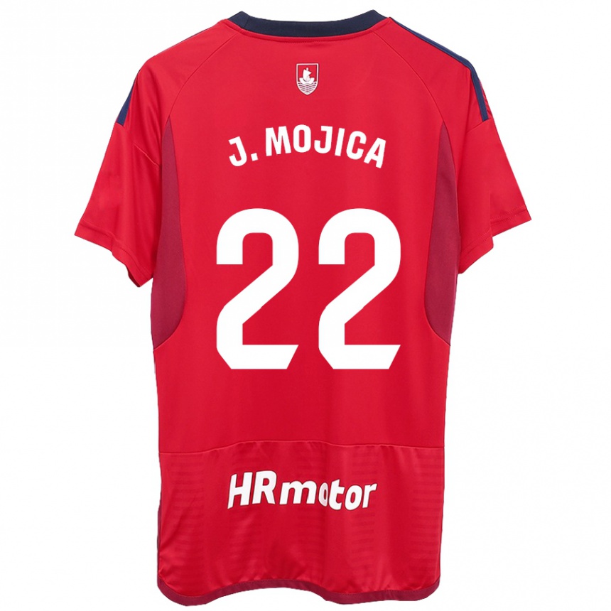 Hombre Fútbol Camiseta Johan Mojica #22 Rojo 1ª Equipación 2023/24