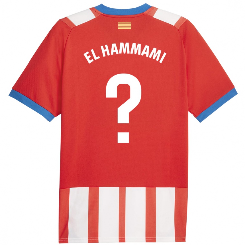 Hombre Fútbol Camiseta Ayoub El Hammami #0 Rojo Blanco 1ª Equipación 2023/24