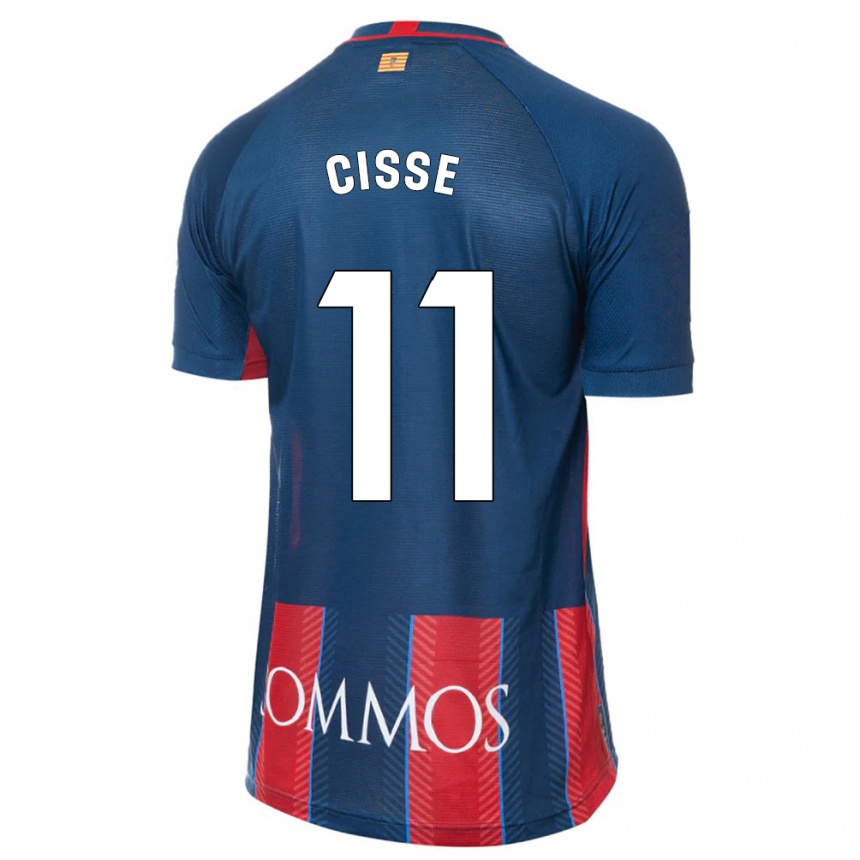 Hombre Fútbol Camiseta Bakary Cissé #11 Armada 1ª Equipación 2023/24