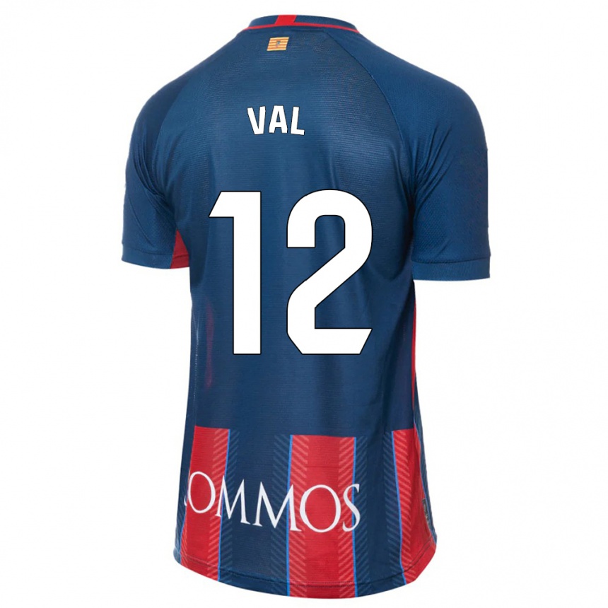Hombre Fútbol Camiseta Ángel Val #12 Armada 1ª Equipación 2023/24