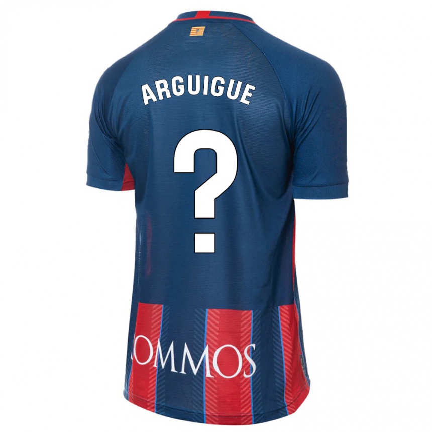 Hombre Fútbol Camiseta Ayman Arguigue #0 Armada 1ª Equipación 2023/24