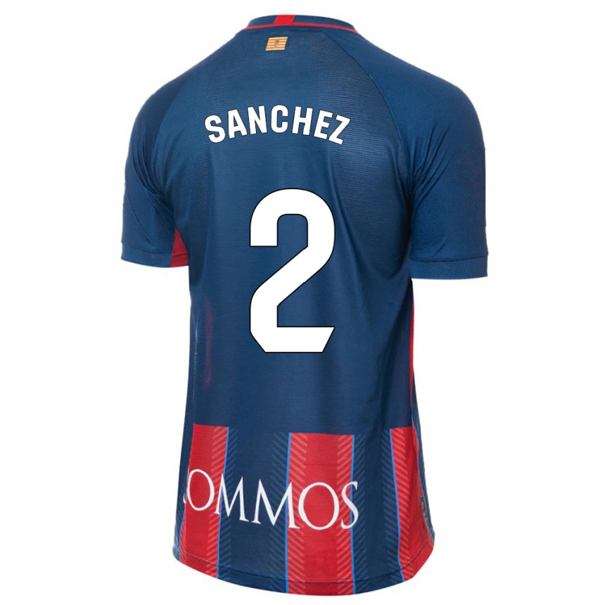 Hombre Fútbol Camiseta Paz Sánchez #2 Armada 1ª Equipación 2023/24