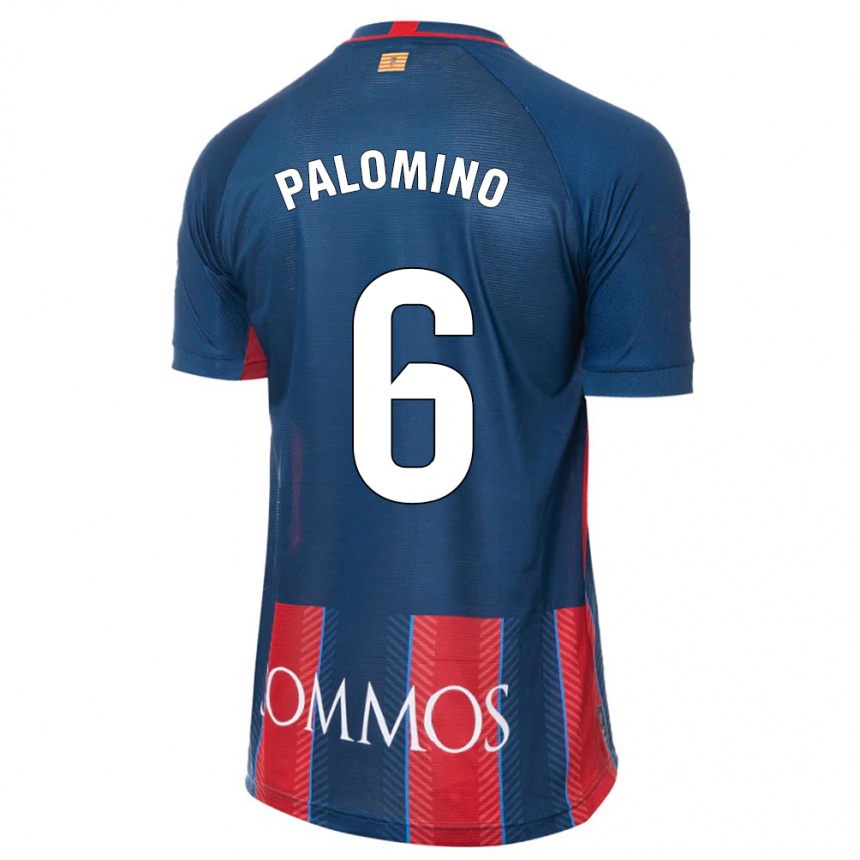 Hombre Fútbol Camiseta Yolanda Palomino #6 Armada 1ª Equipación 2023/24