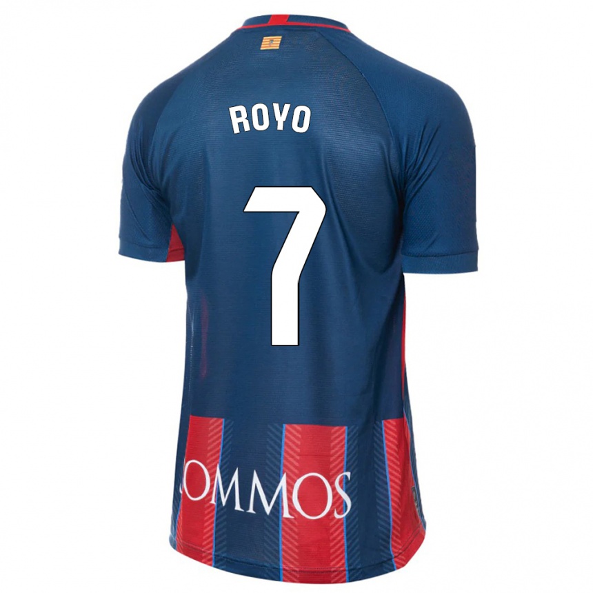 Hombre Fútbol Camiseta Laura Royo #7 Armada 1ª Equipación 2023/24