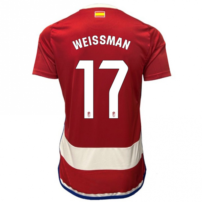 Hombre Fútbol Camiseta Shon Weissman #17 Rojo 1ª Equipación 2023/24