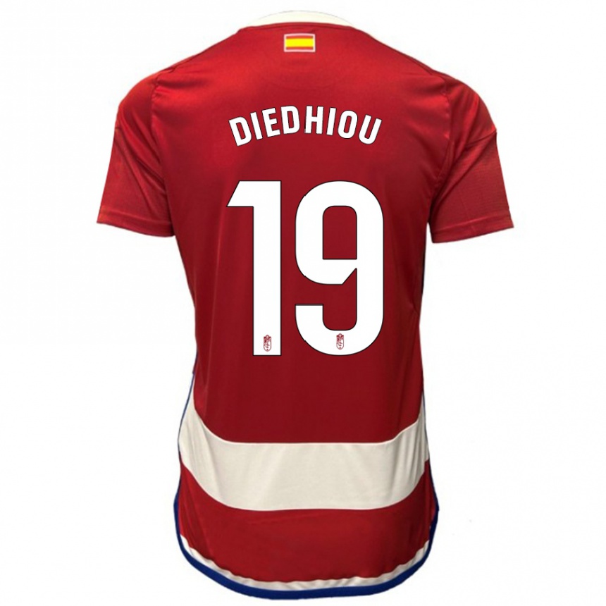 Hombre Fútbol Camiseta Famara Diédhiou #19 Rojo 1ª Equipación 2023/24