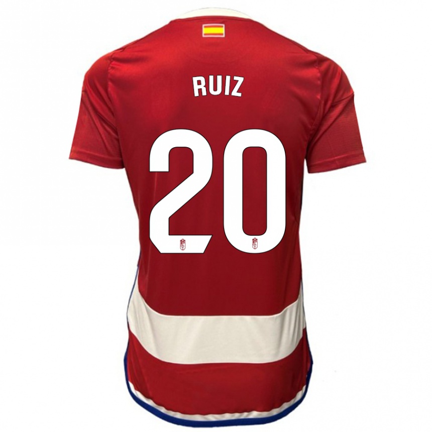 Hombre Fútbol Camiseta Sergio Ruiz #20 Rojo 1ª Equipación 2023/24