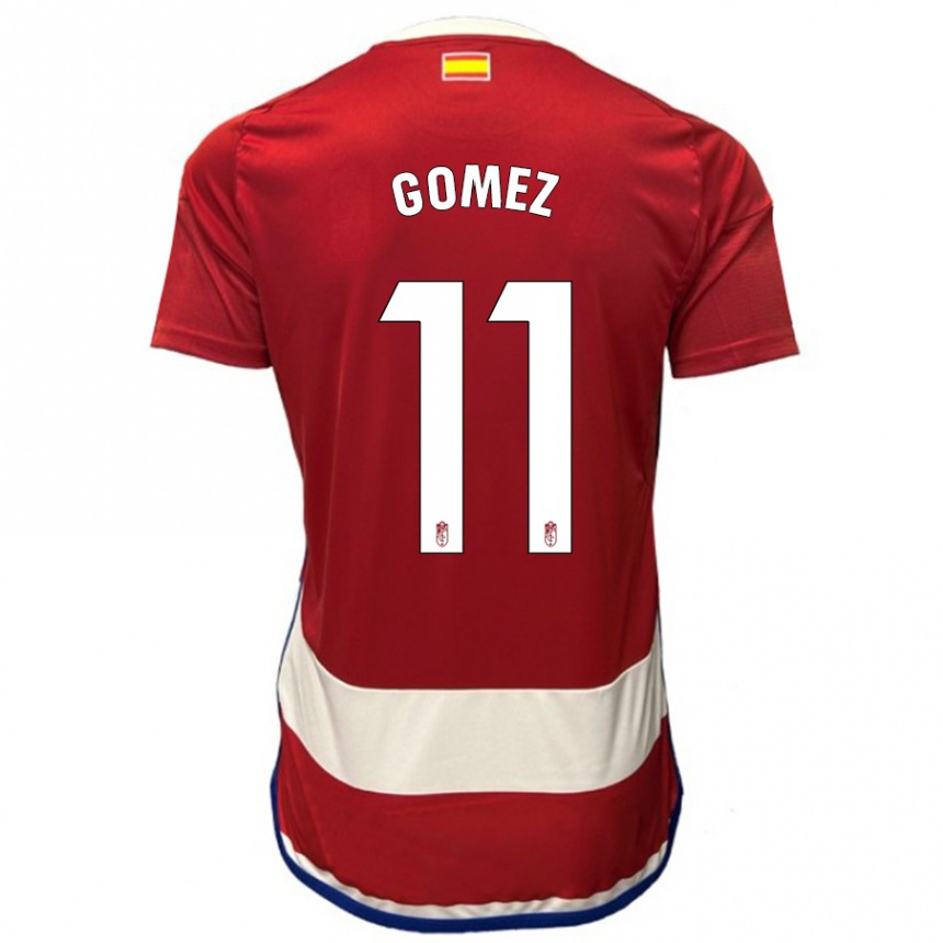 Hombre Fútbol Camiseta Andrea Gómez #11 Rojo 1ª Equipación 2023/24