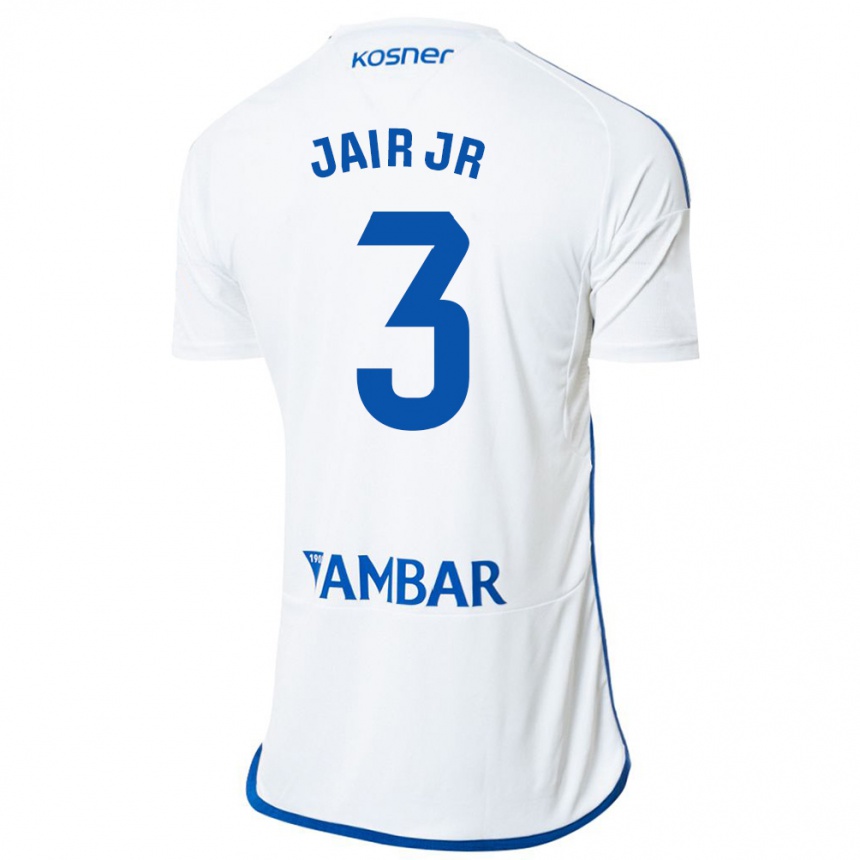 Hombre Fútbol Camiseta Jair Amador #3 Blanco 1ª Equipación 2023/24