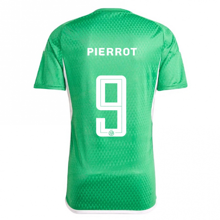 Hombre Fútbol Camiseta Frantzdy Pierrot #9 Blanco Azul 1ª Equipación 2023/24