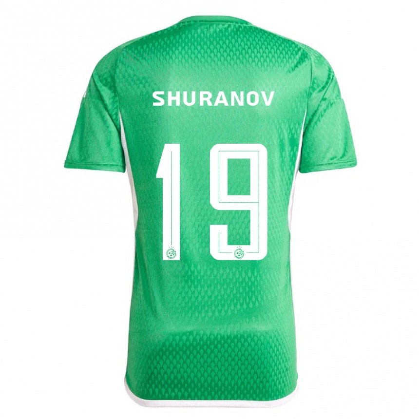 Hombre Fútbol Camiseta Erik Shuranov #19 Blanco Azul 1ª Equipación 2023/24