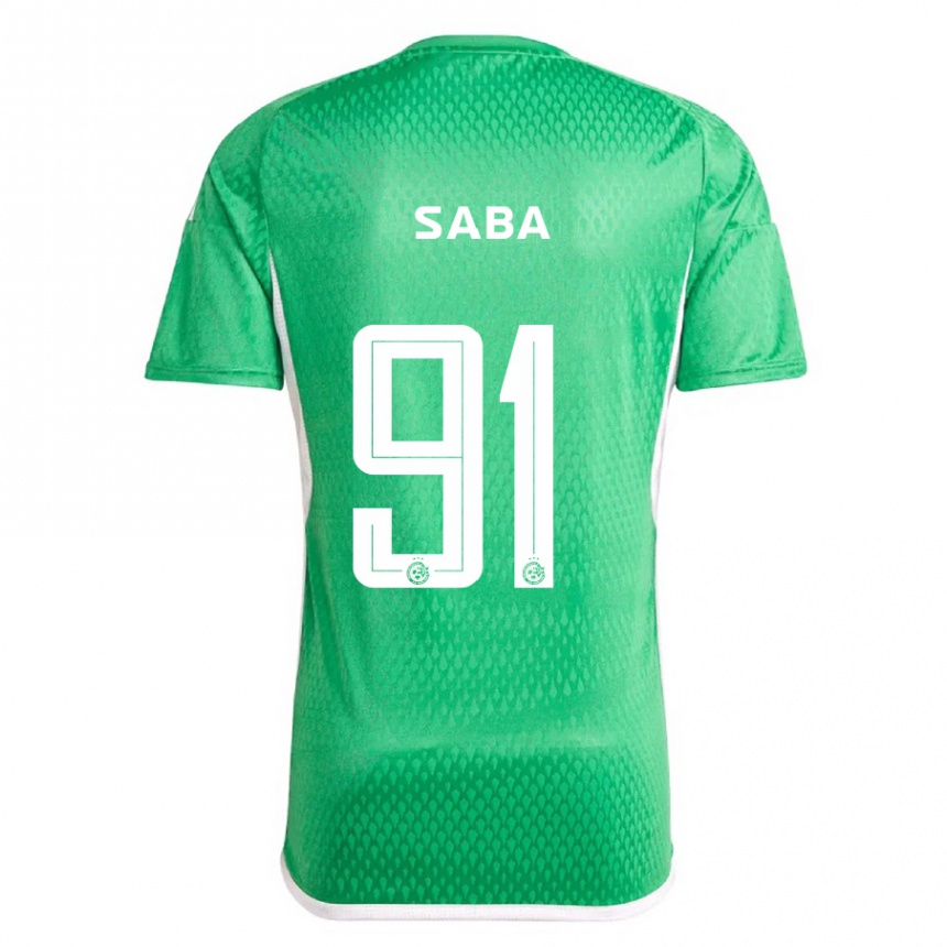 Hombre Fútbol Camiseta Dia Saba #91 Blanco Azul 1ª Equipación 2023/24