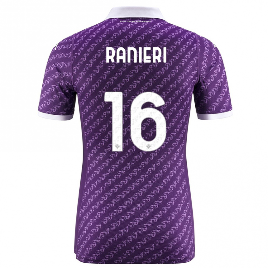 Hombre Fútbol Camiseta Luca Ranieri #16 Violeta 1ª Equipación 2023/24