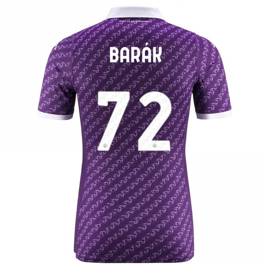 Hombre Fútbol Camiseta Antonin Barak #72 Violeta 1ª Equipación 2023/24