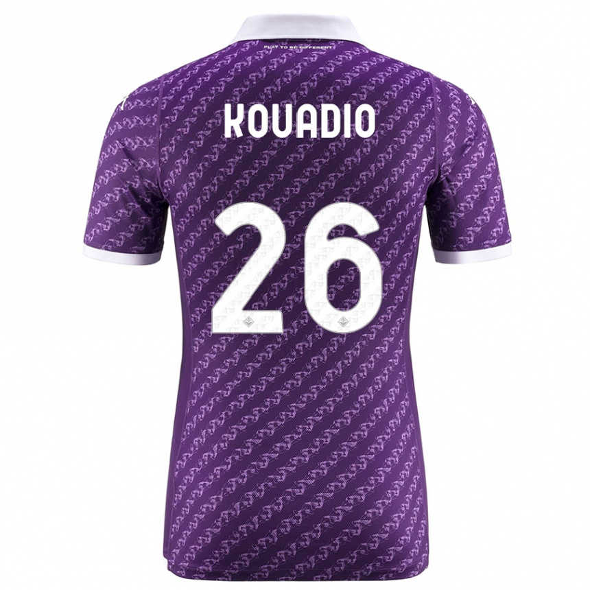 Hombre Fútbol Camiseta Eddy Kouadio #26 Violeta 1ª Equipación 2023/24