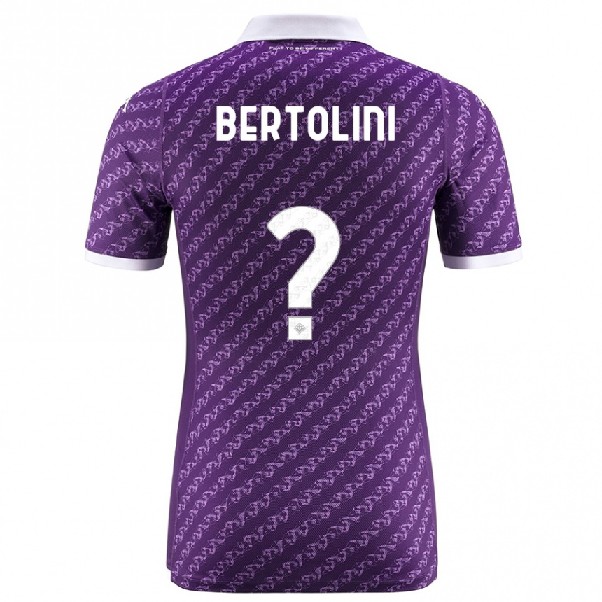 Hombre Fútbol Camiseta Gabriele Bertolini #0 Violeta 1ª Equipación 2023/24