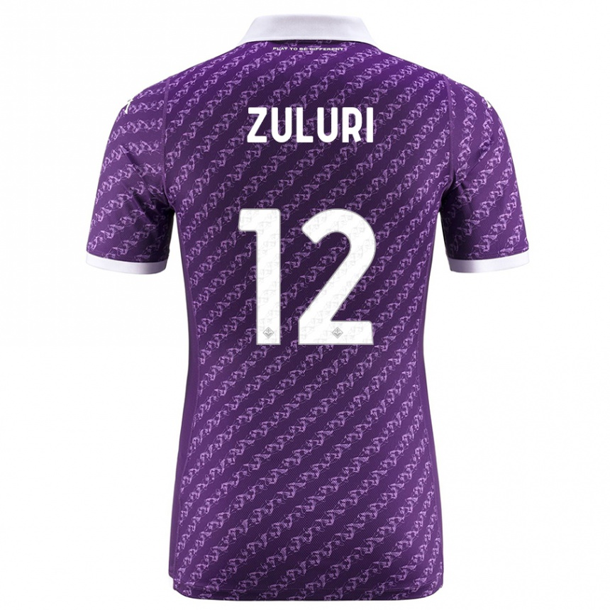 Hombre Fútbol Camiseta Athena Zuluri #12 Violeta 1ª Equipación 2023/24