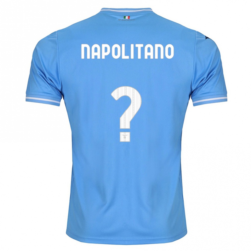Hombre Fútbol Camiseta Federico Napolitano #0 Azul 1ª Equipación 2023/24