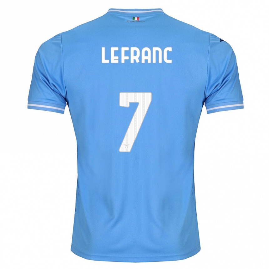 Hombre Fútbol Camiseta Chloé Le Franc #7 Azul 1ª Equipación 2023/24