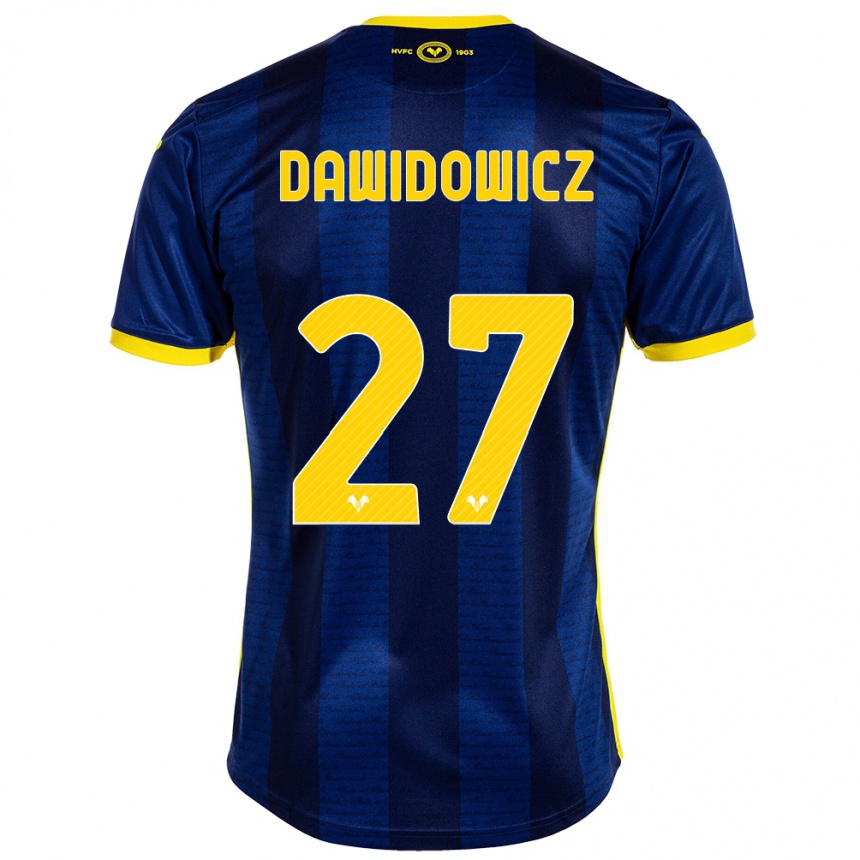 Hombre Fútbol Camiseta Pawel Dawidowicz #27 Armada 1ª Equipación 2023/24