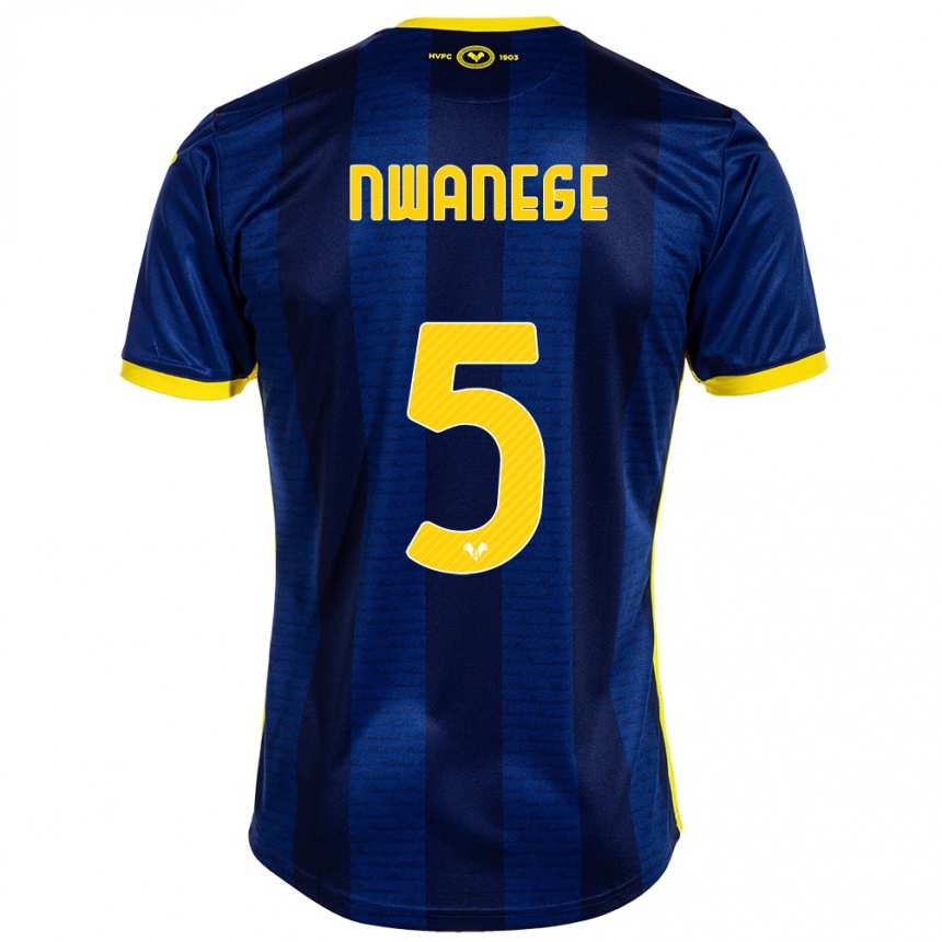 Hombre Fútbol Camiseta Karlson Nwanege #5 Armada 1ª Equipación 2023/24