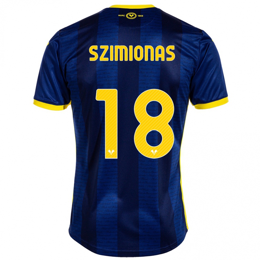 Hombre Fútbol Camiseta Luca Szimionas #18 Armada 1ª Equipación 2023/24