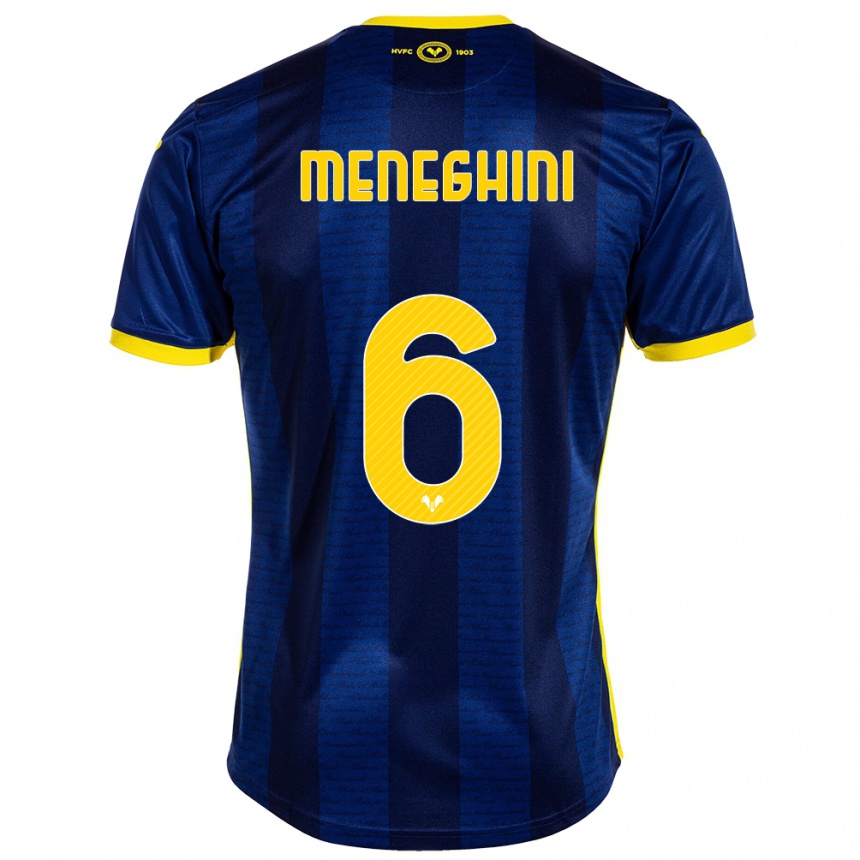 Hombre Fútbol Camiseta Sofia Meneghini #6 Armada 1ª Equipación 2023/24