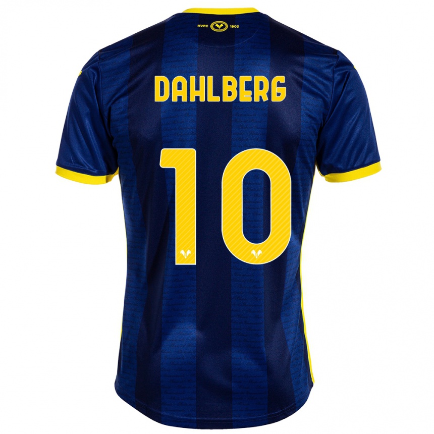 Hombre Fútbol Camiseta Jonna Dahlberg #10 Armada 1ª Equipación 2023/24