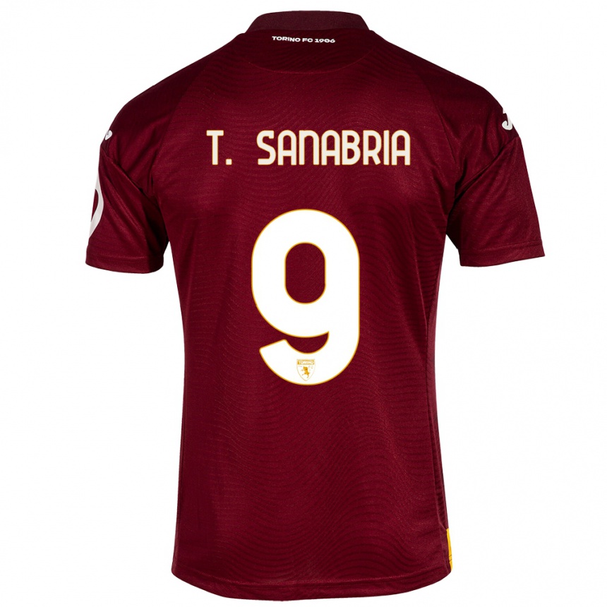 Hombre Fútbol Camiseta Antonio Sanabria #9 Rojo Oscuro 1ª Equipación 2023/24